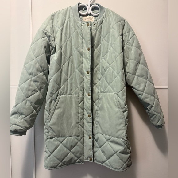 Universal Thread Mint Quilted Jacket - Picture 3 of 9